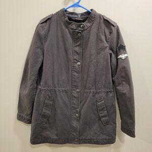 Halifax Traders  Military Style Jacket  Sz Medium Chore Utility Waist Drawstring